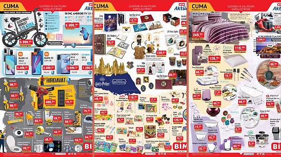 6 - 9 Eylül BİM Aktüel İndirim Kataloğu