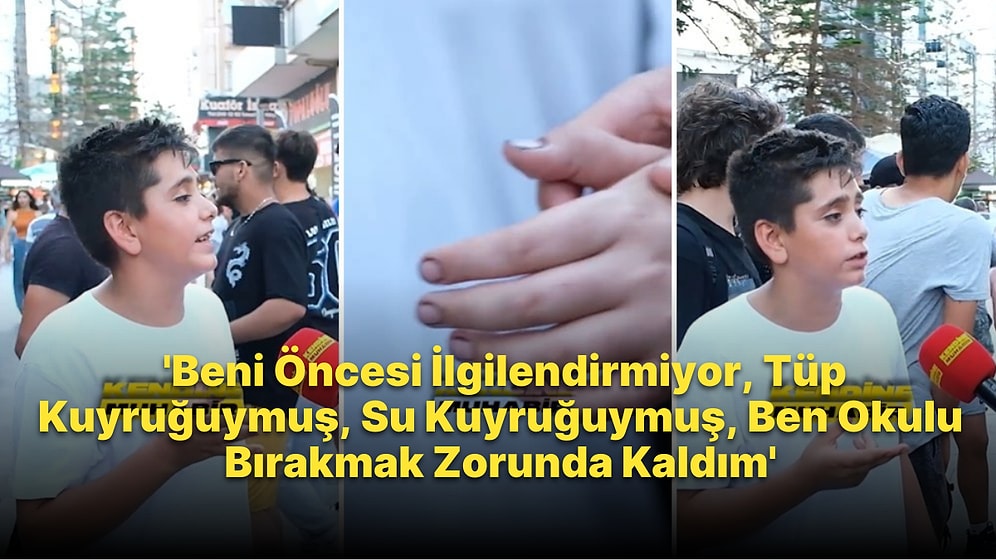 14 Yaşında Sanayide Çalışmak Zorunda Kalan Çocuk: 'Okulu Bırakmak Zorunda Kaldım, Beni Öncesi İlgilendirmiyor'