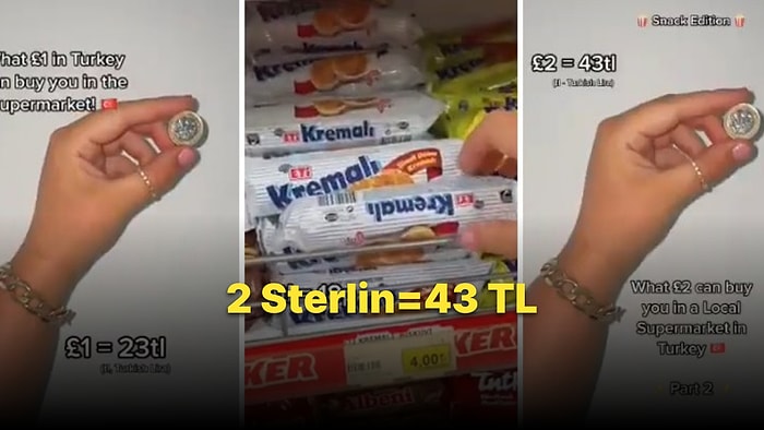 '1 Sterlin ile Türkiye'de Neler Alınır?' Videosu 10 Milyon İzlenmişti: 2 Sterlin ile Türkiye'de Neler Alınır?