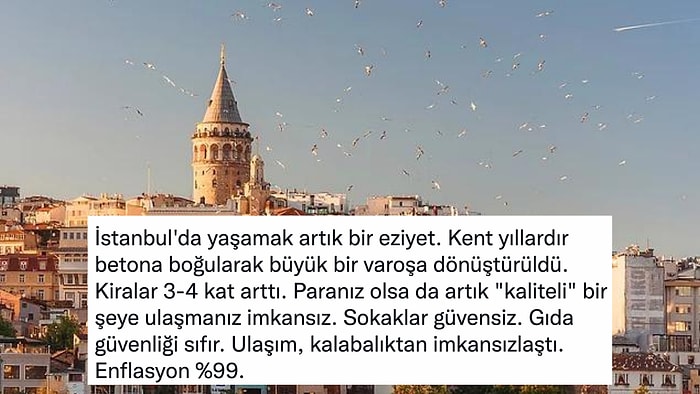 Bu Şehirde Yaşanır mı? İstanbul'un Beton Yığınına Dönüştüğünü Söyleyerek Hayatına İsyan Eden Kullanıcılar