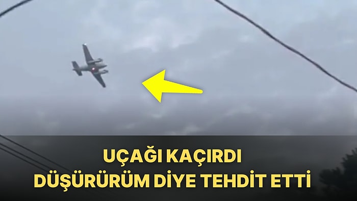 ABD’de Uçak Kaçırma Vakası: Düşürüm Diye Tehdit Etti