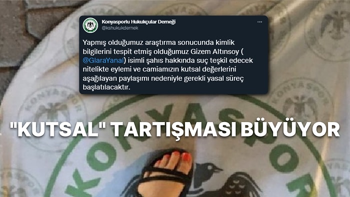 Kutsal Değerler Tartışması Sosyal Medyada Alevlendi: Konyaspor Bayrağı mı? Kişisel Veriler mi?