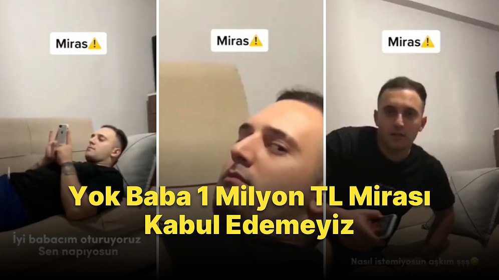 Kocasına Miras Şakası Yapan Kadın: 'Yok Baba Biz Kabul Edemeyiz, 1 Milyonluk Payımızı İstemiyoruz'