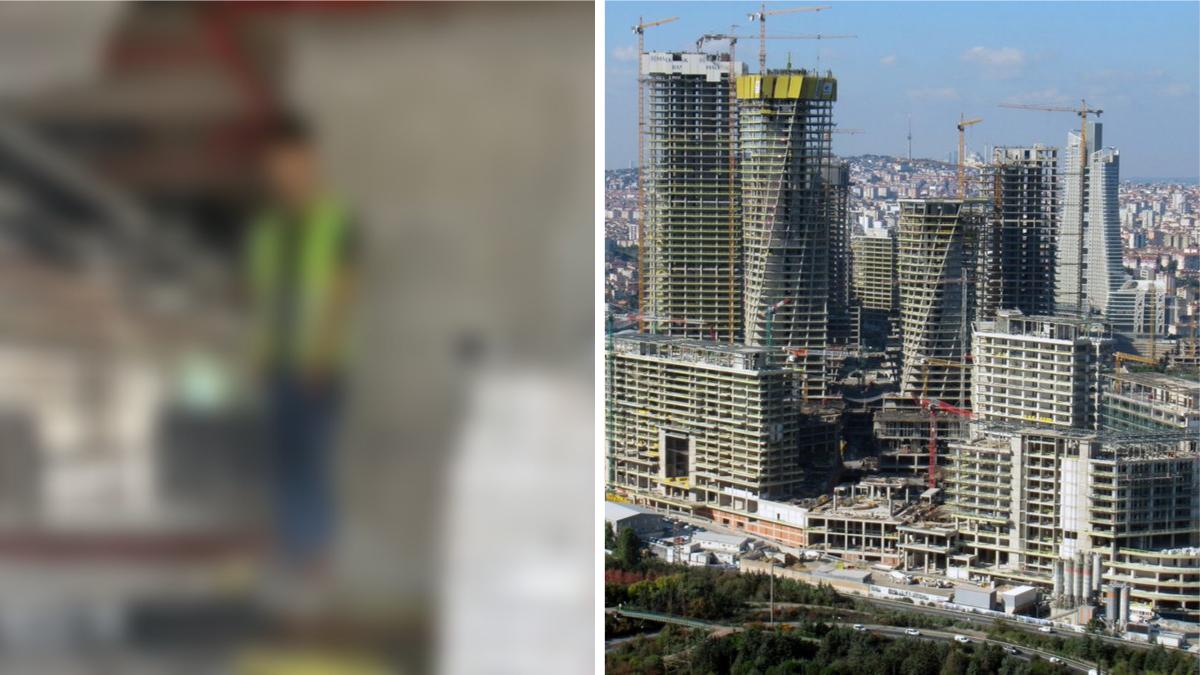 19 Yaşındaki İşçi Musa Yıldız, İstanbul'daki Finans Merkezi İnşaatında