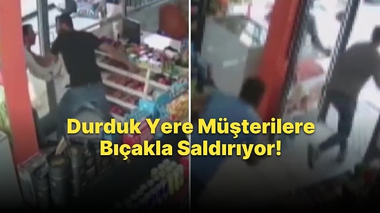 Bakkal Esnafının 'Bana Küfür Etti' Diyerek Durduk Yere Müşterilerine Bıçakla Saldırıyor İddiası