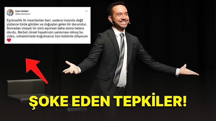 Kaan Sekban'ın Eşcinsellik İle İlgili Paylaşımına Şoke Eden Tepkiler!