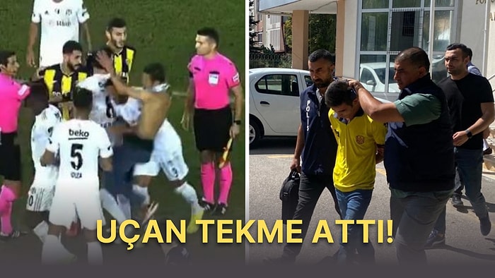 Sahaya Atlayarak Beşiktaşlı Futbolculara Saldıran Ankaragücü Taraftarı Serbest Bırakıldı