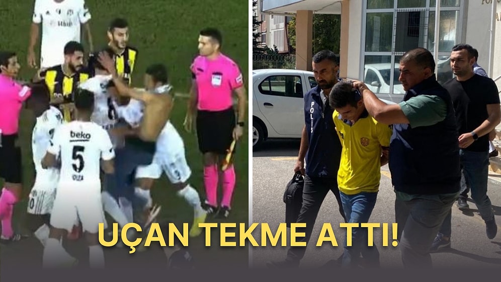 Sahaya Atlayarak Beşiktaşlı Futbolculara Saldıran Ankaragücü Taraftarı Serbest Bırakıldı