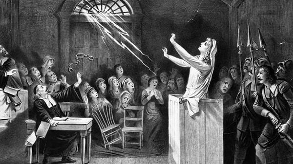 1. Salem cadı mahkemelerinde, cadı olduğunu itiraf eden kadınlar idam edilmedi ancak cadı olduğunu reddeden 19 kadın idam edildi.