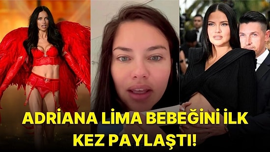 Adriana Lima Doğurdu! Dünyaca Ünlü Model Bebeğinin Doğduğunu ve İsmini Sosyal Medyadan Duyurdu
