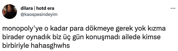 1. Ardından da masa oyunu oynarken yaşadıklarını paylaşan kullanıcılar oldu.