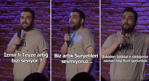 Komedyen Yusuf Bilal Altıntaş BKM Mutfak Sahne'deki gösterisinden paylaştığı bir kesit ile Instagram'da tepki çekti.