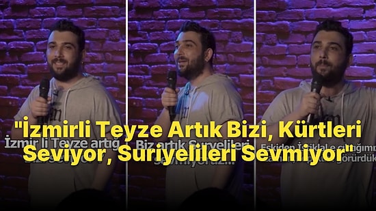 Yusuf Bilal Altıntaş'ın Tepki Çeken Stand-Up'ı: 'İzmirli Teyze Artık Kürtleri Seviyor, Suriyelileri Sevmiyor'