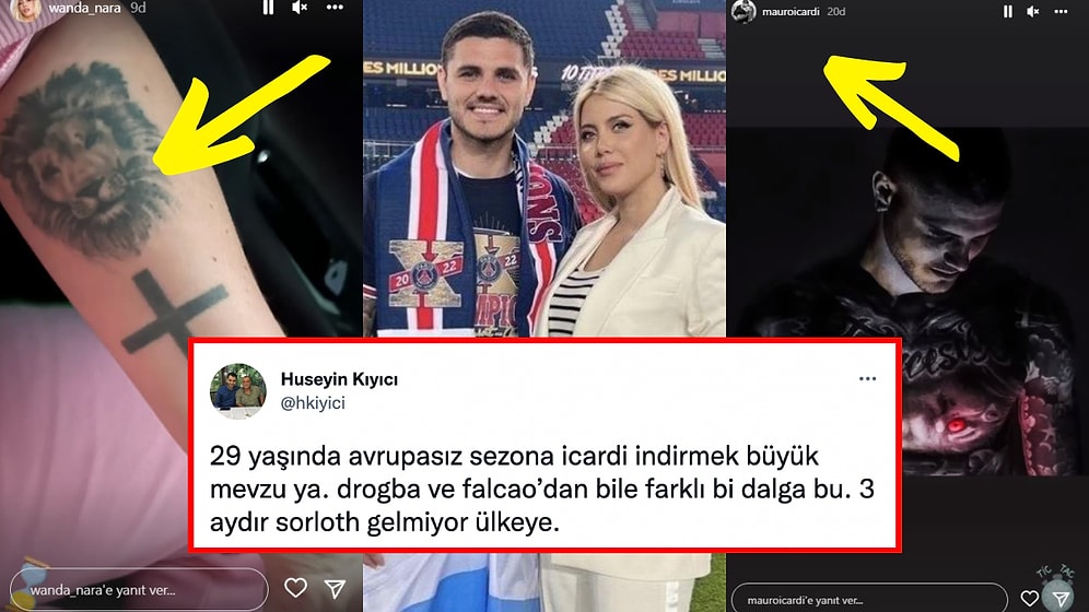 Galatasaray Bombayı Patlatıyor: Mauro Icardi ve Wanda Nara'dan Sarı Kırmızılıları Heyecanlandıran Paylaşımlar