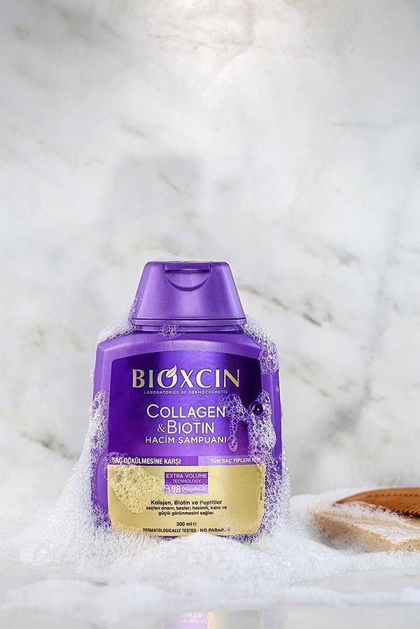 4. Bioxcin Collagen & Biotin Ekstra Hacim Dolgunlaştırıcı Şampuan