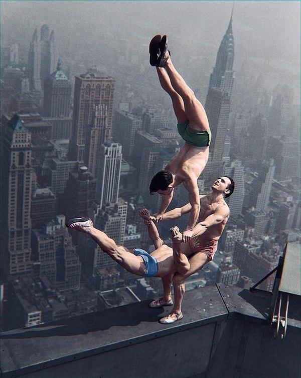 14. Empire State Binası'ndaki akrobatlar (1934):