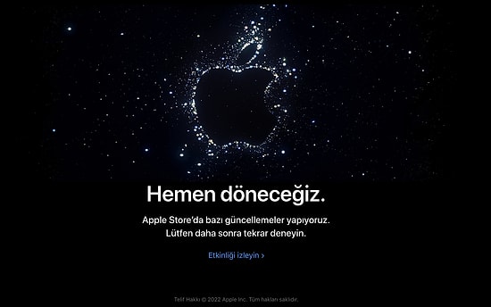 Bir Apple Klasiği mi? Zam Habercisi mi? Etkinlik Öncesi Apple Store Kapandı!