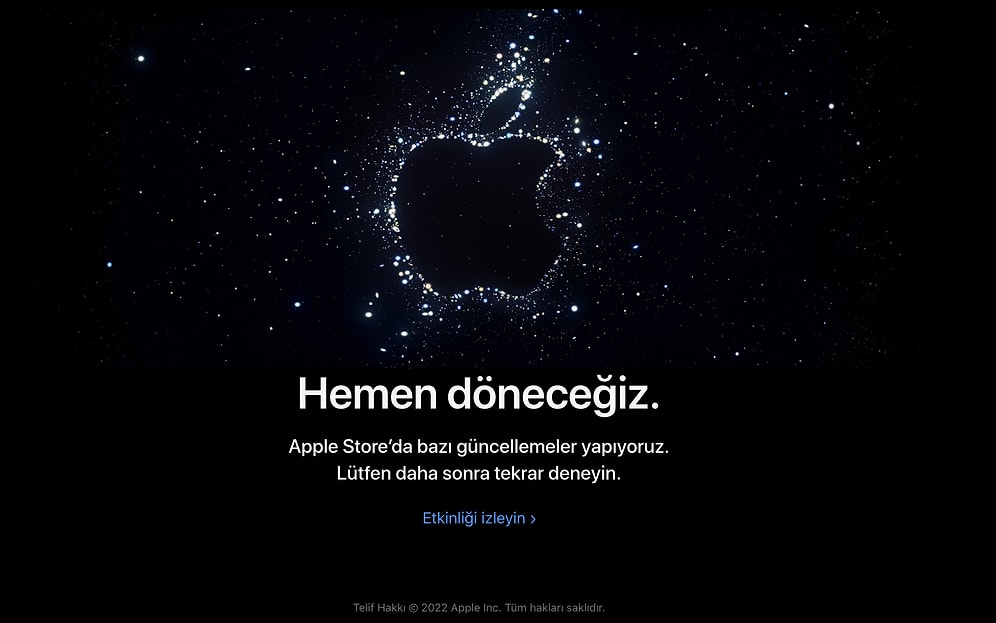 Bir Apple Klasiği mi? Zam Habercisi mi? Etkinlik Öncesi Apple Store Kapandı!