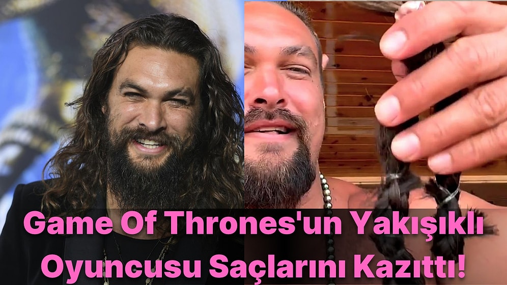 Sosyal Sorumluluk Amacıyla Saçlarını Kazıtan Ünlü Oyuncu Jason Momoa'nın Yeni Tarzını Görmelisiniz!