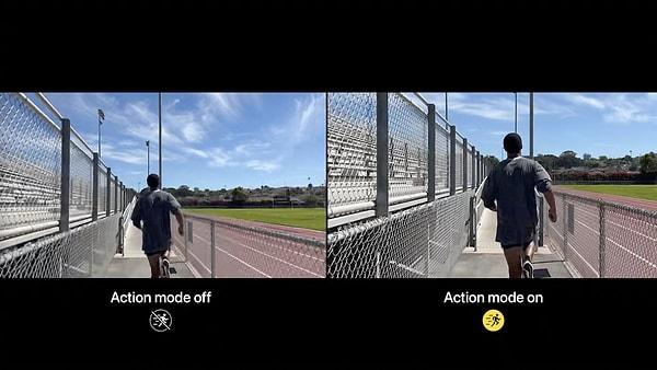 iPhone 14 kamerası gelişmiş işlemcisi ve kamerasıyla Action mod sayesinde gayet stabil hareketli görüntüler yakalamanızı sağlıyor.