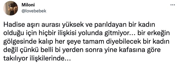 Tüm bu gelişmelerin ardından hem Hadise hayranları hem de sosyal medya halkından Hadise'ye destek mesajları yağmaya başladı!