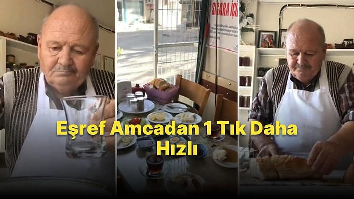 Eşref Amcadan 1 Tık Daha Hızlı: Yarım Asırdır Bergama'da Kahvaltıcı İşleten İbrahim Amca Gündem Oldu