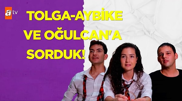 Bardağı taşıran son damla ise ATV ve Kardeşlerim yetkililerinin 'Tolga-Aybike ve Oğulcan'a Sorduk' adlı videosu oldu! Hayranlar Aybike ve Berk karakterini canlandıran Melis Minkari ve Recep Usta'dan bir video beklerken Aybike karakteri yine Tolga karakteri ile birlikteydi!