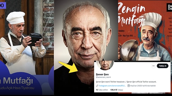 Yeşilçam'ın Efsane İsmi Şener Şen'den Sosyal Medyaya İlk Adım