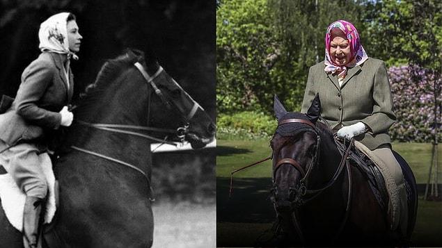 6. Elizabeth II aimait les chevaux et participait régulièrement à des courses de chevaux britanniques.