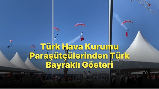 İzmir'in Düşman İşgalinden Kurtuluşunun 100. Yılı Coşkuyla Kutlanıyor: THK Paraşütçüleri Gösteri Yaptı