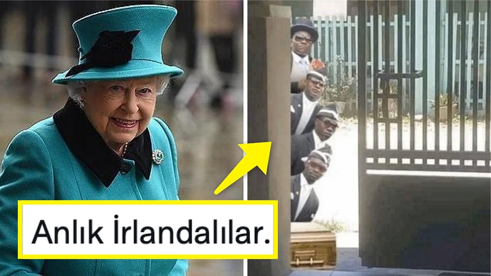 Kraliçe II. Elizabeth'in Vefatının Ardından İrlanda Halkının Karnavalları Aratmayan Kutlama Paylaşımları