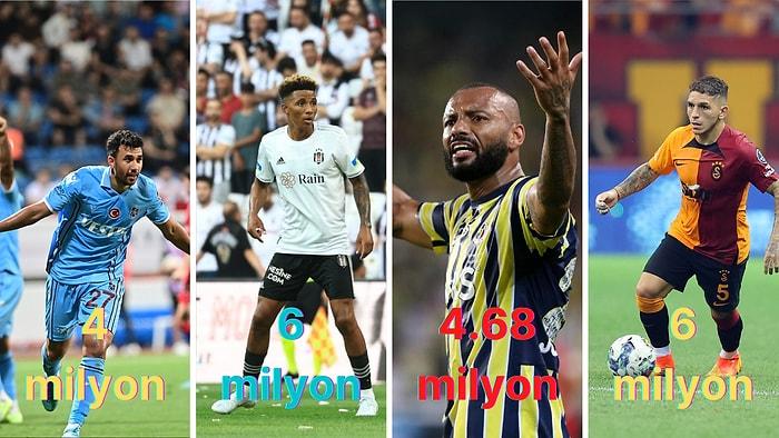 Süper Lig'de Transfer Döneminde Bonservisine En Çok Para Ödenen Futbolcular