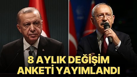 Kararsız Seçmen Rengini Belli Ediyor: 8 Aylık Değişim Anketi Yayımlandı