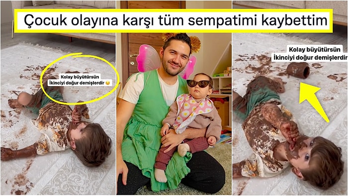 Oğlunun Bir Kavanoz Çikolatayı Etrafa Bocalamasına Hiçbir Şey Demeyip Videoya Çeken Anne, Tartışma Başlattı