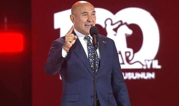 İzmir’in kurtuluşu sebebiyle 9 Eylül’de verilen Tarkan konseri öncesi konuşma yapan belediye başkanı Tunç Soyer, Osmanlı hakkında yaptığı konuşmayla gündem olmuştu.