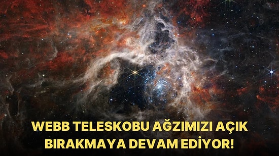 James Webb Teleskobu Tarantula Bulutsusu'nu Nefes Kesici Güzelliğiyle Fotoğrafladı