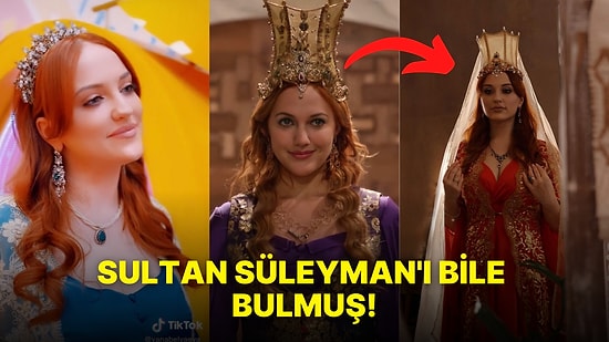 Muhteşem Yüzyıl'daki Hürrem Sultan'a Olan Benzerliğiyle Dikkat Çeken TikTok Kullanıcısı