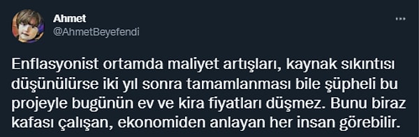 Sosyal medyada da uzmanlar enflasyonist ortama dikkat çekti.