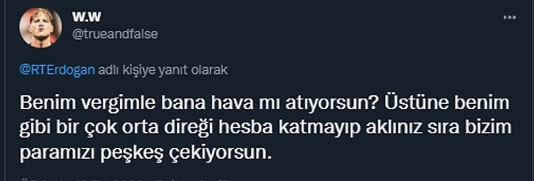 Bir de verilen desteklerin kaynağını merak edenler ya da hesaplayanlar vardı 👇 Siz ne dersiniz? Bu yüzyılın projesinin etkileri ne olur?