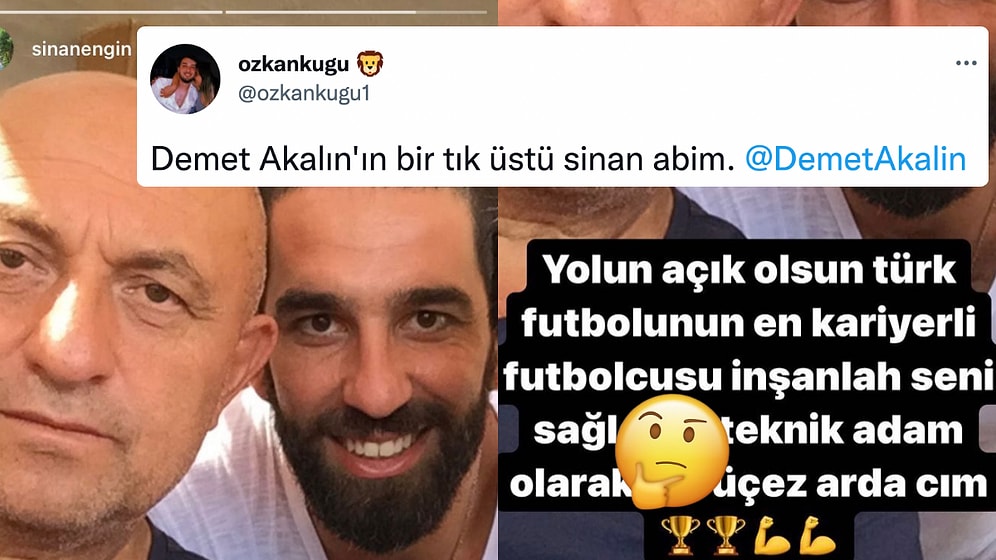 Sinan Engin'in Demet Akalın'ı Aratmayan Türkçesiyle Arda Turan'a Yazdığı Veda Mesajına Gelen Komik Tepkiler