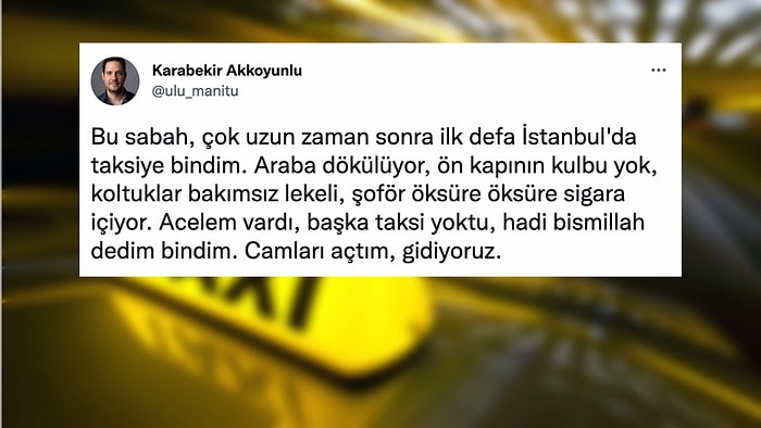 Eski Bi' Taksinin İçinde Dünyanın En Fantastik Olaylarından Birini Yaşayan Kullanıcı Size Kahkahalar Attıracak