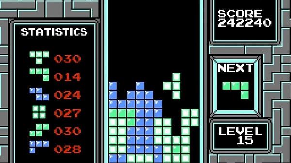 7. Klasik Tetris'te 29. seviyeyi geçebiliyorsanız insan değilsiniz demektir!