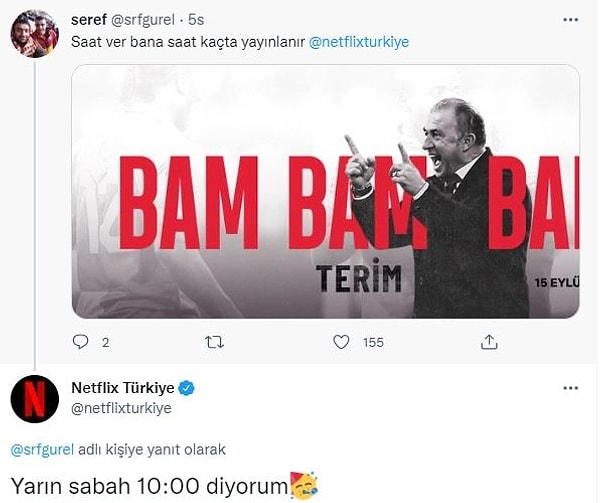 4 bölümden oluşacak Terim belgeselinin ilk bölümü yarın saat 10:00'da Netflix'te izleyicisiyle buluşacak.