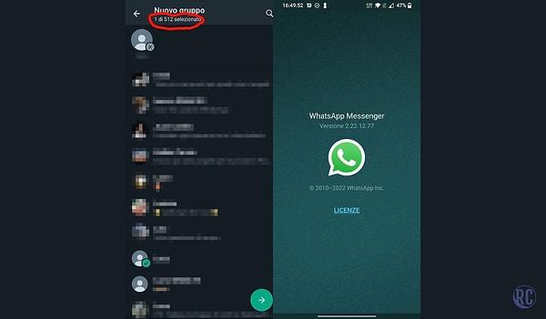 WhatsApp grup sohbetlerine artık 512 kişi katılabilecek. Bazı işletmeler veya çok kalabalık aileler için kullanışlı bir geliştirme olmuş.