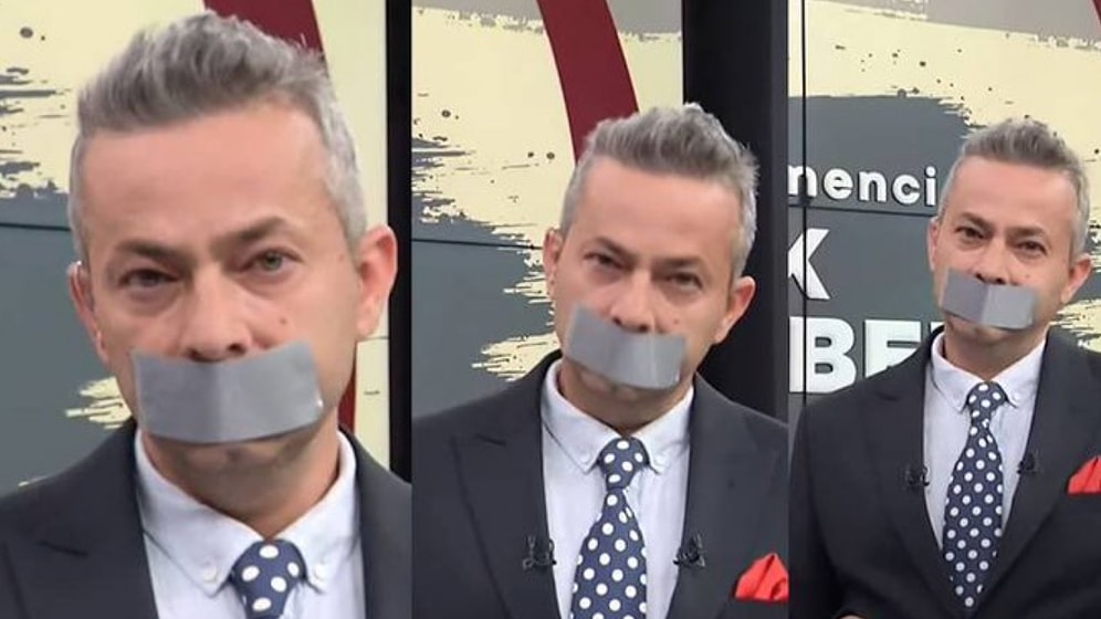 RTÜK’e ‘Bantlı’ Protesto: Haber Bültenini Böyle Açtı