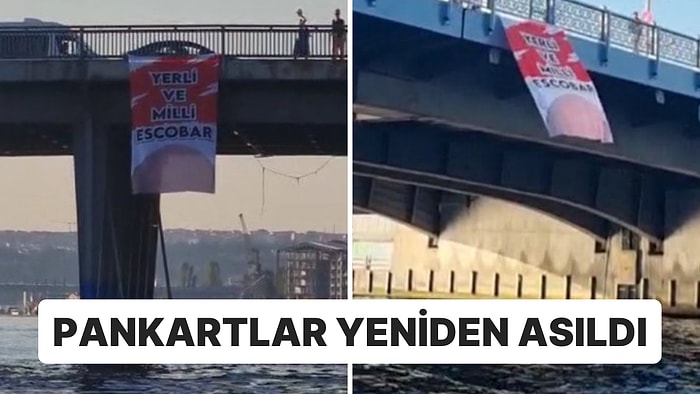 ‘Yerli ve Milli Escobar’ Protestosu Sürüyor: Üç Ayrı Köprüye Asıldı