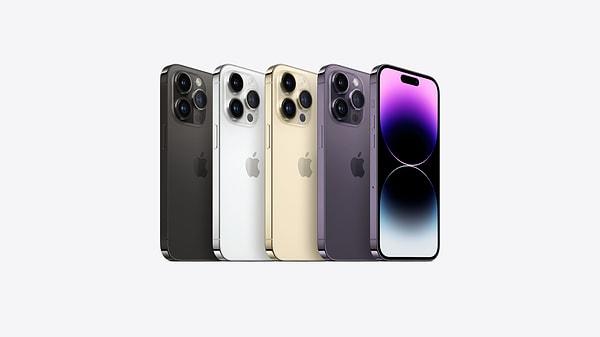 14. iPhone 14 Pro ve iPhone 14 Pro Max modellerini 4 farklı renk seçeneğiyle Apple Türkiye ve yetkili satıcılar üzerinden, değiş tokuş fırsatıyla satın alabilirsiniz