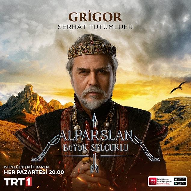 Ekranların sevilen yüzü Serhat Tutumluer ise dizide; Tekfur Grigor karakteriyle, Anadolu'ya giren Alparslan'ı durdurmak ve Vaspurakan'ı geri almak için her şeyi yapacak.