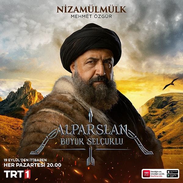 Başarılı oyuncu Mehmet Özgür ise dizide; Alparslan'a yoldaş olan, Selçuklu Devleti'ne nefes olan Nizamülmük karakteriyle karşımıza çıkıyor.