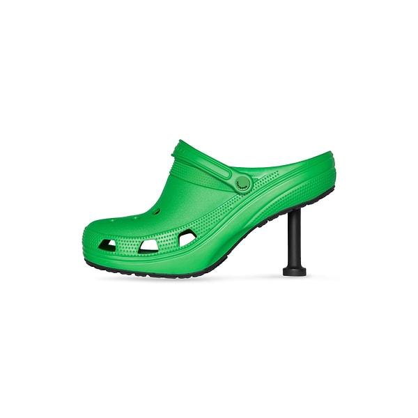 Crocs+Balenciaga iş birliğinde tasarlanan topuklu Crocs'lar nasıl?